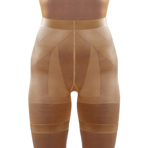 Szorty push up bezszwowe wyszczuplające Magic Body Sesto Senzo beżowy