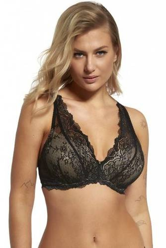 Biustonosz push-up 2364 Lupoline - czarny