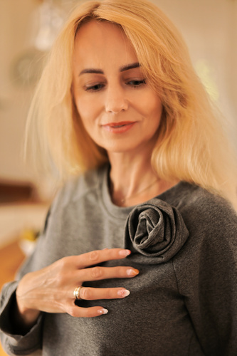 Bluza dresowa Similan Kalimo - szary