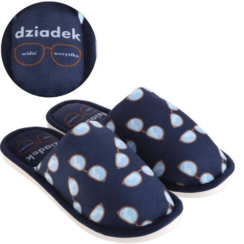 Kapcie męskie CDML1900-002 Moraj - granatowy