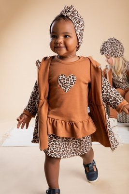 171138 Mia Bluzka z długim rękawem Nicol - jasny brązowy