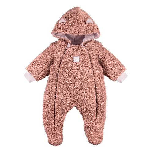 Pajacyk z kapturem UNIQUE Ewa Klucze - miodowy