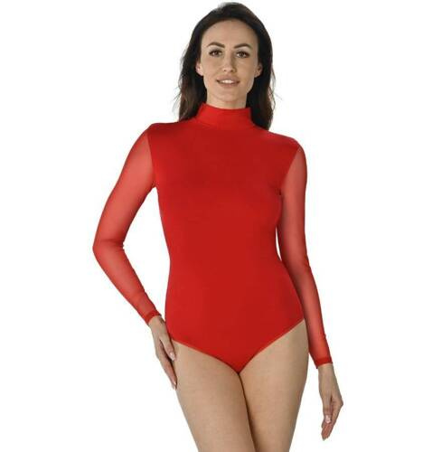 Body z półgolfem 2437 Nelly Teyli - red