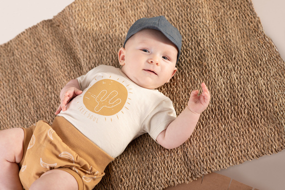 Body z krótkim rękawem Free Soul Pinokio - zielony jasny