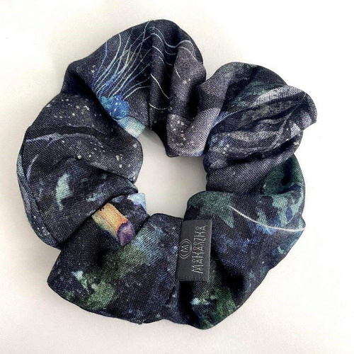 Gumka do włosów bambusowa Vintage Flowers Makaszka