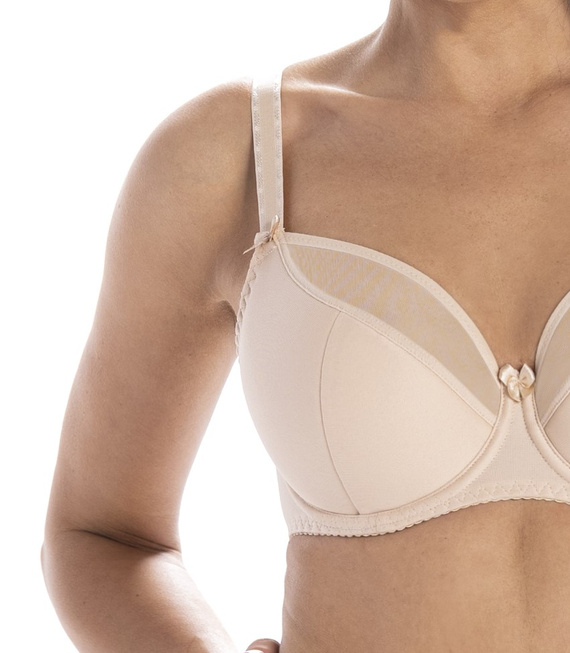 Biustonosz półusztywniany 2031 Half padded Teyli - beżowy