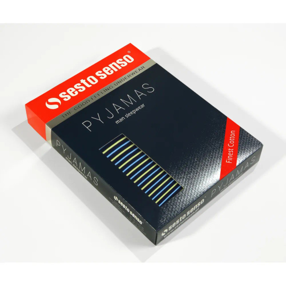 Bawełniana piżama męska 05 Sesto Senso - K67E