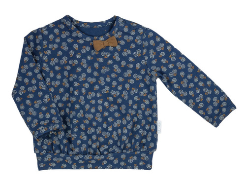 179138 Sonia Bluzka z długim rękawem Nicol - granat