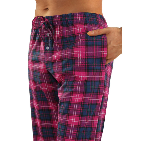 Bawełniana piżama męska z długim rękawem 2576/21 Jasiek Sesto Senso - granatowy