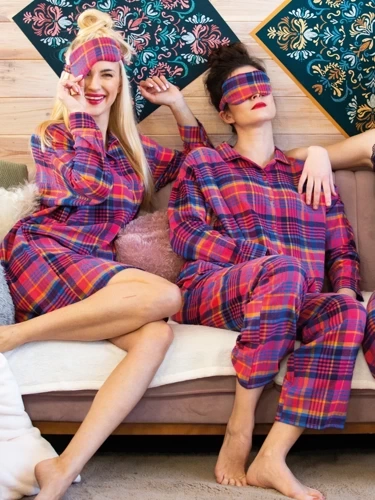 Koszula damska LND 483 Key - rózowy