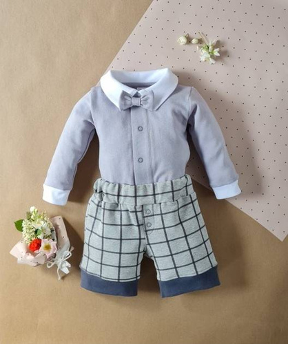 Body 045DR Little Gentleman Marija - szary