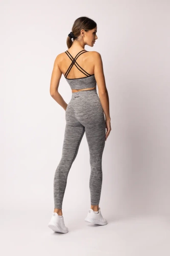 Legginsy damskie Melange Spaio grey 