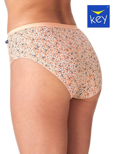 Figi damskie LPC 503   2-pak Key grantowy pomarańczowy