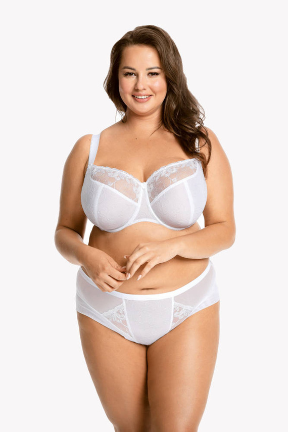 BSM 1027 Eve Maxi Biustonosz Miękki Gaia- biały