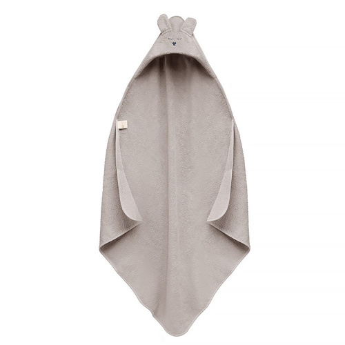 Niemowlęce okrycie kąpielowe z uszami Yosoy - beżowy 