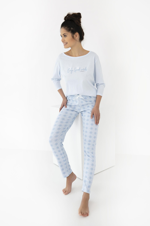 Piżama damska Marina Sensis - niebieski