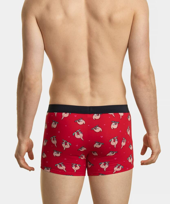 Bokserki męskie 2GMH-018 A'3 Atlantic granatowy czerwony