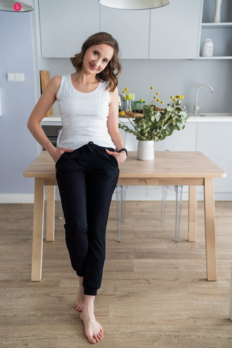 Koszulka ciążowa i do karmienia Milk Top Milk&Love czarny