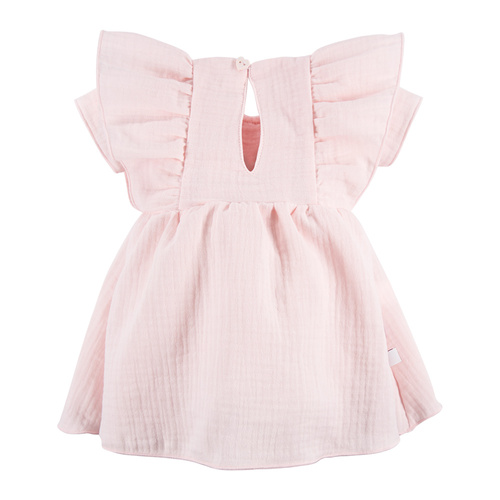 Sukienka muślinowa Strawberry & Love Eevi - jasny róż