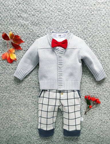 410K Little Gentleman Spodnie Marija - szary