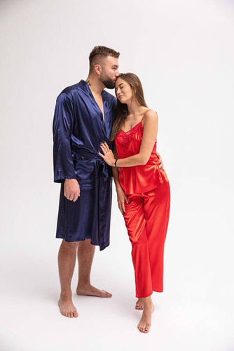 Caroline Komplet piżama damska DKaren - czerwona 