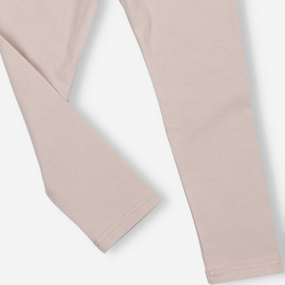 Legginsy dziewczęce Lagarto Verde - ecru