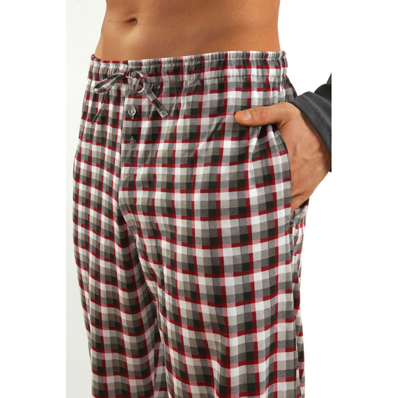 Bawełniana piżama męska Jasiek Sesto Senso - grafitowy