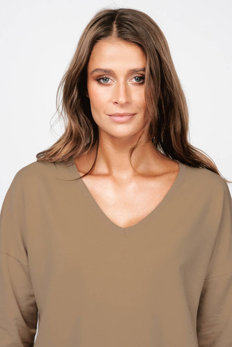 Tunika damska Karina Italian Fashion - camel