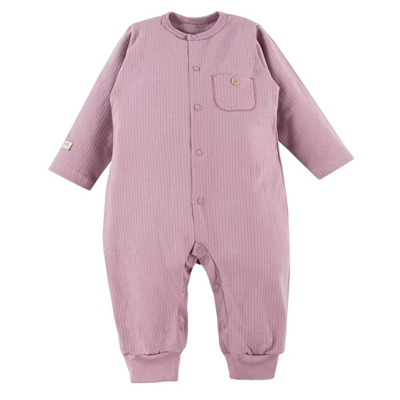 Pajac z kieszonką bez stópek "Simply Comfy" Ewa Klucze - wrzos