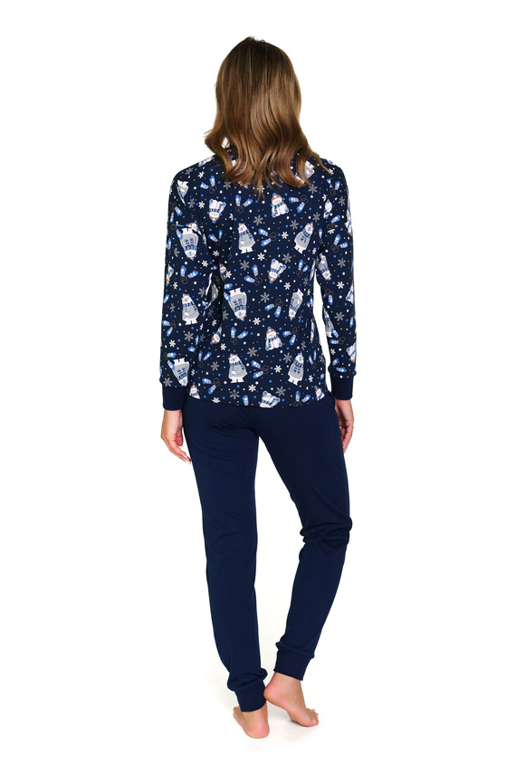 Doctor Nap 5272 – Piżama damska Cozy Bear z bawełny, koszulka i spodnie