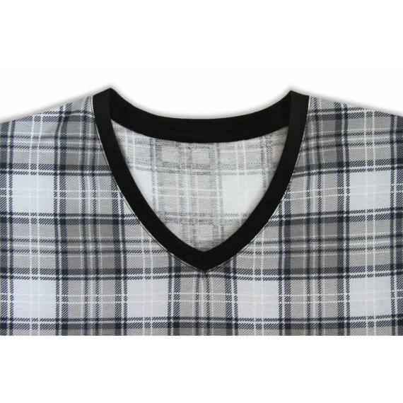 Bawełniana piżama męska 2576/43 Sesto Senso - grafitowy