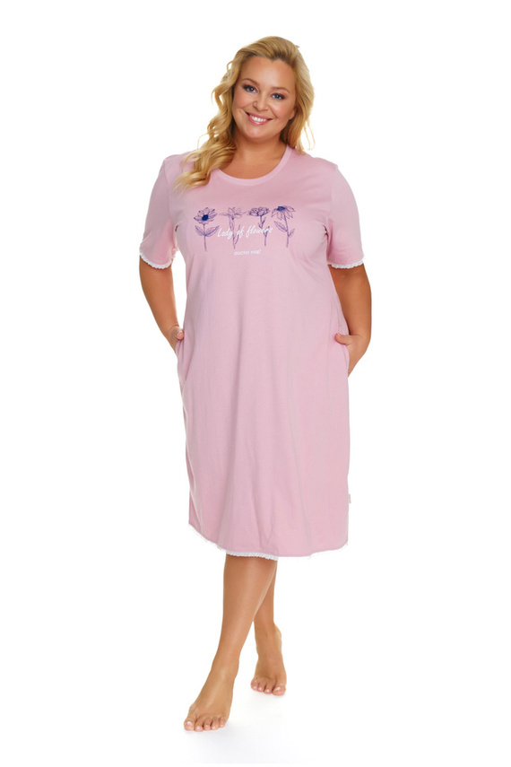 TB.5366 Koszula Nocna Plus Size Doctor Nap - papaya