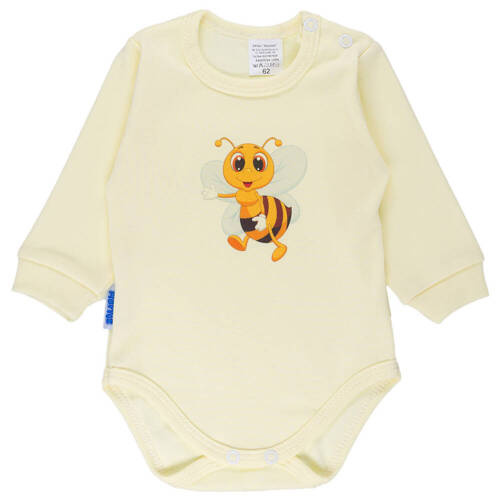 Body z długim rękawem Pszczółka Martex żółty