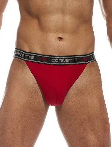 Stringi męskie High Emotion Cornette bordowy