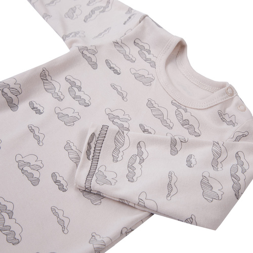 Body chłopięce Balloons Eevi - beż druk  