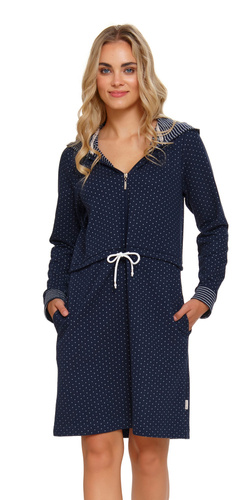 SMZ.5241 Szlafrok damski Doctor Nap - navy blue