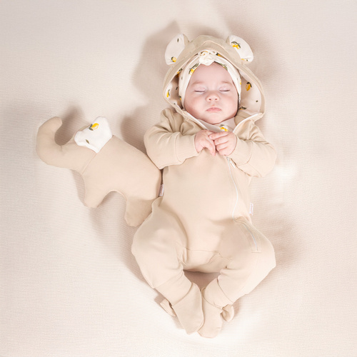 Pajacyk dresowy z podszewką 212271 Tola Nicol 