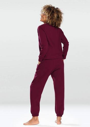 Komplet dresowy Wenezja Dkaren - bordo