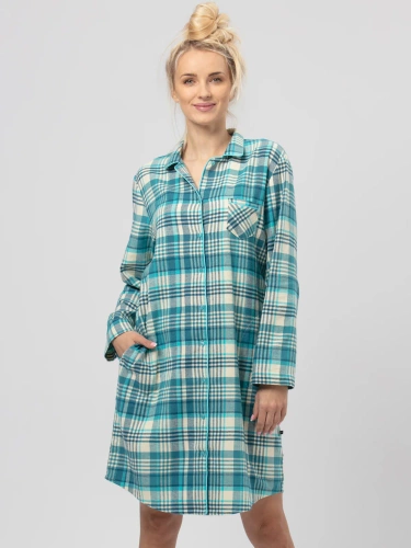 Koszula damska LND 471 Key - niebieski