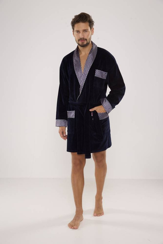 772 Bonjour szlafrok męski forex - granat