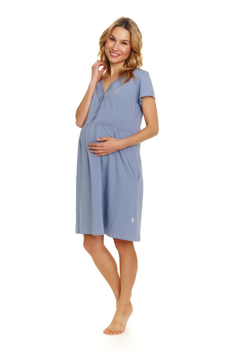 Koszula Nocna do karmienia 5336 Doctor Nap - sky blue