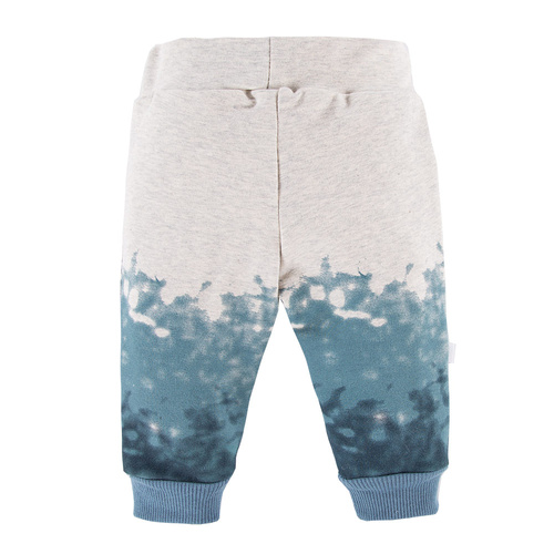 Spodnie niemowlęce dresowe Jump Eevi - szary/niebieski