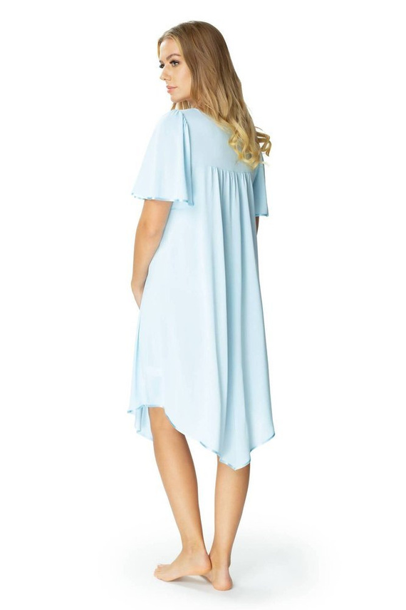 Koszula nocna damska 388 Józefina Mewa niebieski