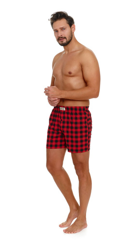 Bokserki męskie 5165 Doctor Nap - black red