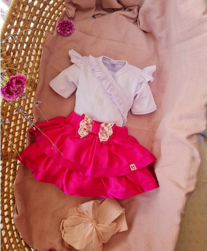 Body rozpinane z krótkim rękawem 362F Calinka Marija