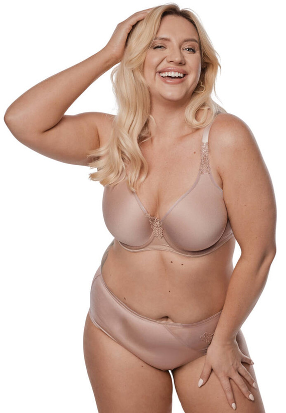 Biustonosz Usztywniany Anita NIPPLEX - mokka