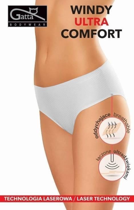 Figi damskie 41593 Windy Ultra Comfort Gatta - biały