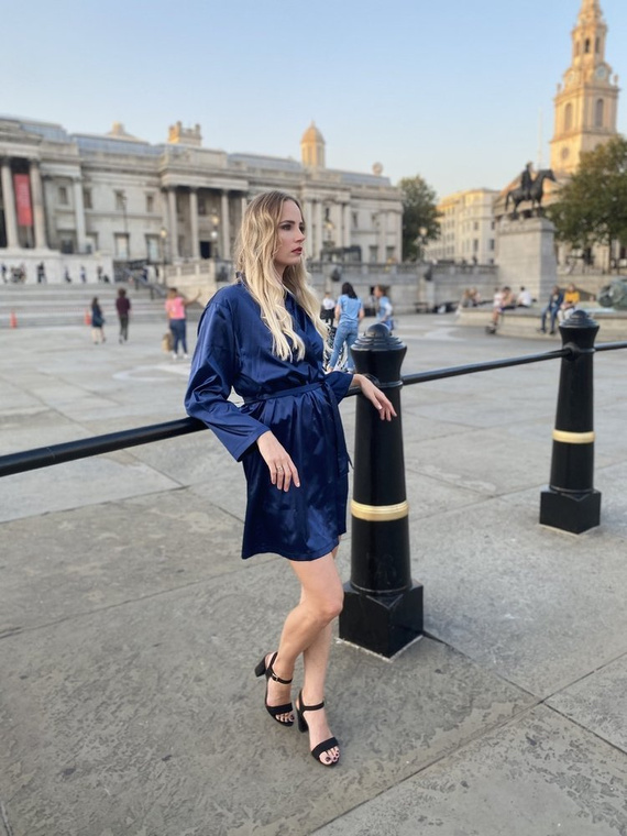 797 Classic szlafrok damski Forex - granat