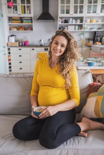 Bluzka ciążowa i do karmienia Milk Shirt Milk&Love mango mohito