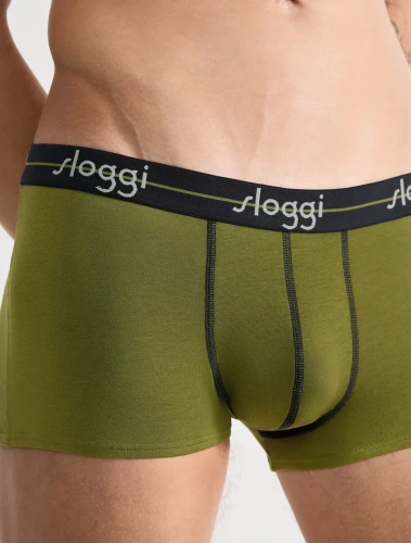 Bokserki męskie Men Start Hipster C2P box Sloggi - Taupe - Dark combination